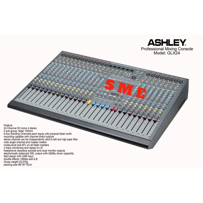 MIXER ASHLEY GLX 424 24CHANNEL