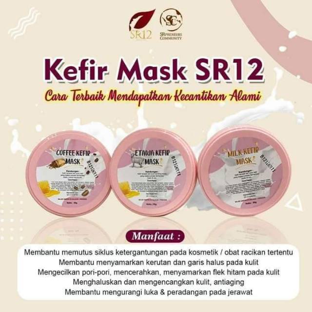 NEW PACKAGING KEFIR MASK SR12 HERBAL SKINCARE / masker herbal/ MASKER WAJAH
