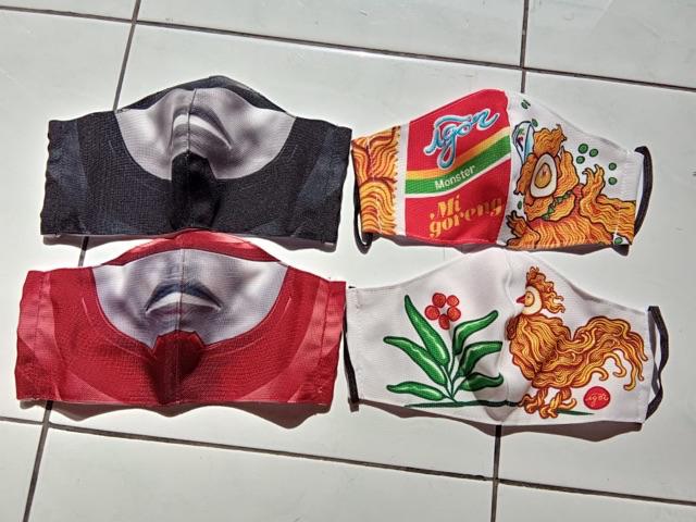 Masker Kain Rangkap Anti Air Igor Ayam Untuk Penggemar Mi Instan