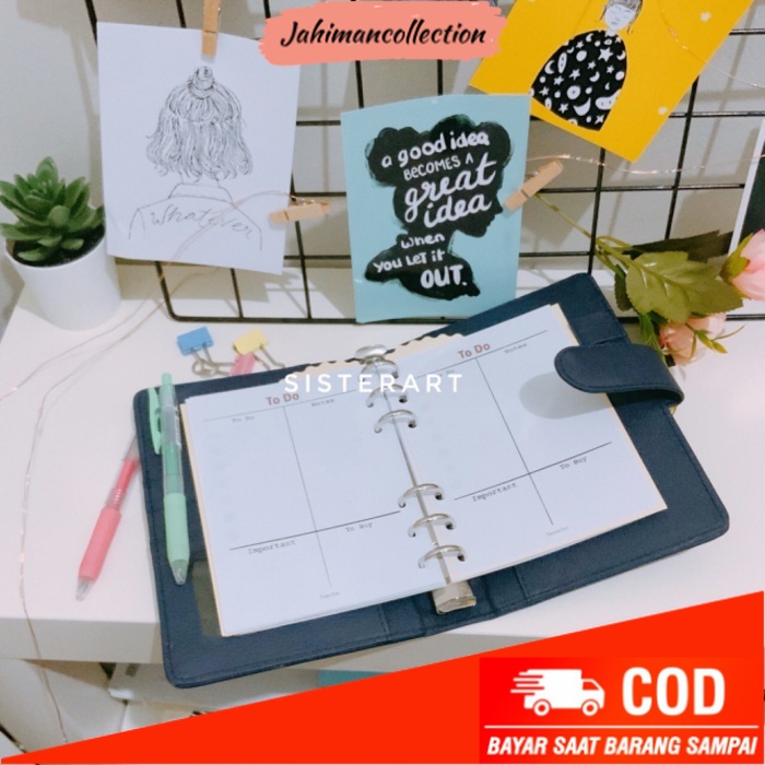 

✨ BISA COD ✨ Bullet journal monthly simple set catatan bulanan notes diary journal