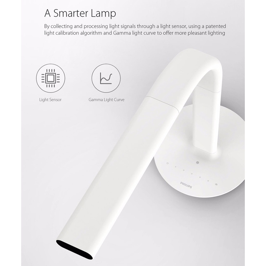 PHILIPS Lampu Meja Fleksible Desk Lamp Smart Flexible Lamp Version 2