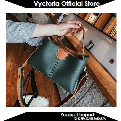 (COD) Vyctoria VOS8088 Tas Selempang Wanita Import Handbag Promo EL300 BQ2611 GT1210 LT1589 CR7189 2611 1589 1210 7189 300