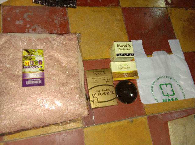 Lecy_batik Couple Gamis Batik Brokat Anami Sarwendah