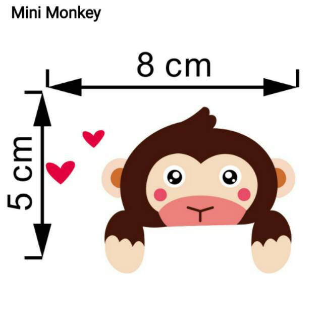 RELIZA WALL STICKER / STIKER DINDING SAKLAR MINI IMUT (KECIL) ANIMAL HEWAN JERAPAH