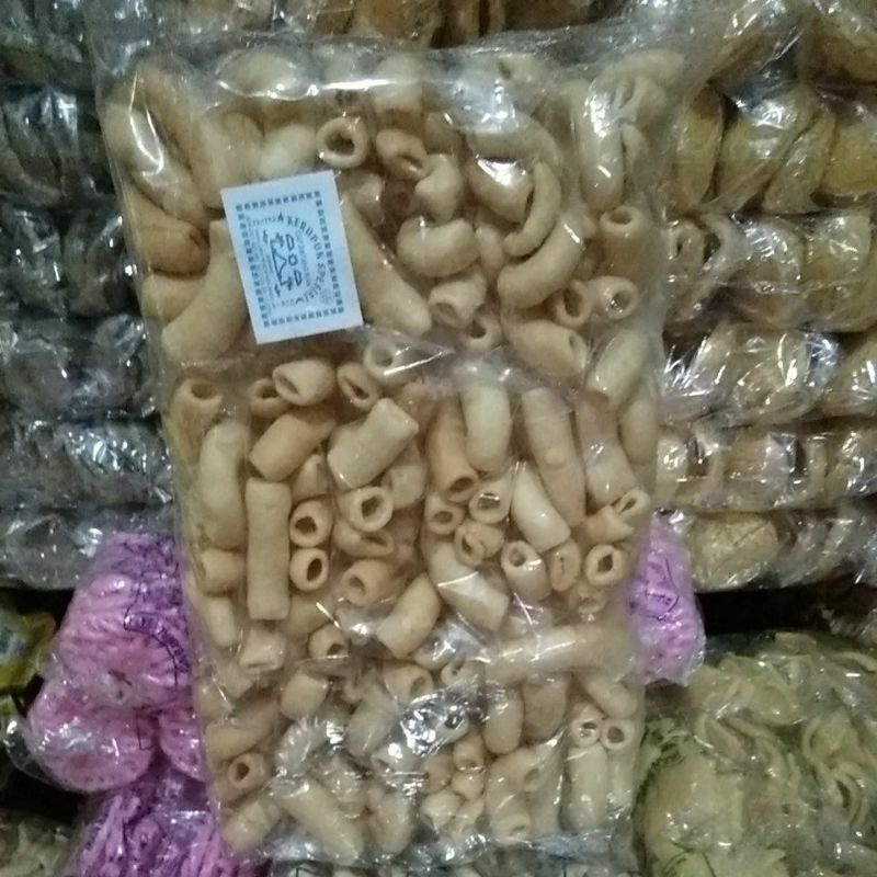 

krupuk usus harga 1 bungkus isi 20pics