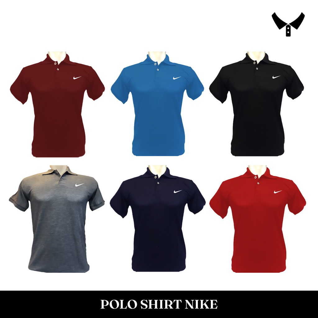 KAOS POLOS BERLOGO NIKE / KAOS KERAH NIKE / POLO NIKE / KAOS SPORT / POLO SHIRT SPORT / KAOS PRIA / 