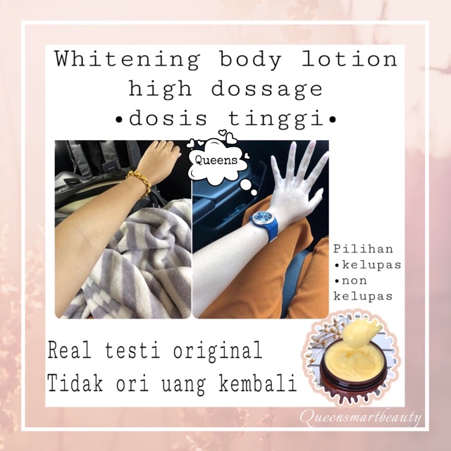 READY TDK PO 135gr Kiloan Lotion Dosis tinggi original dosting  ori whitening pemutih badan kelupas