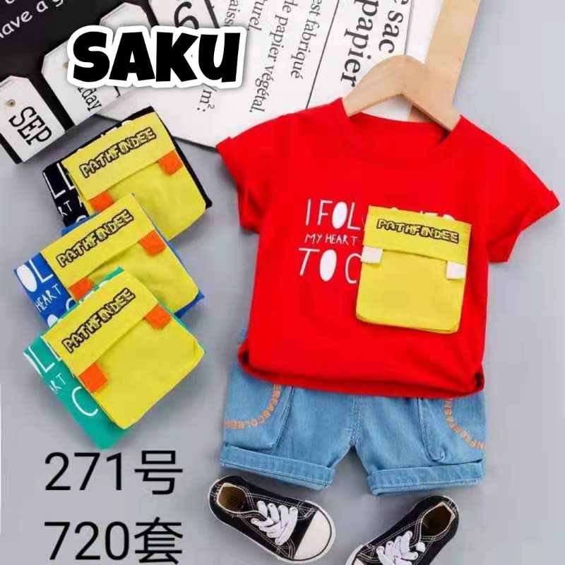 Setelan Kaos Anak Laki-Laki Import Premium 1-4 Tahun