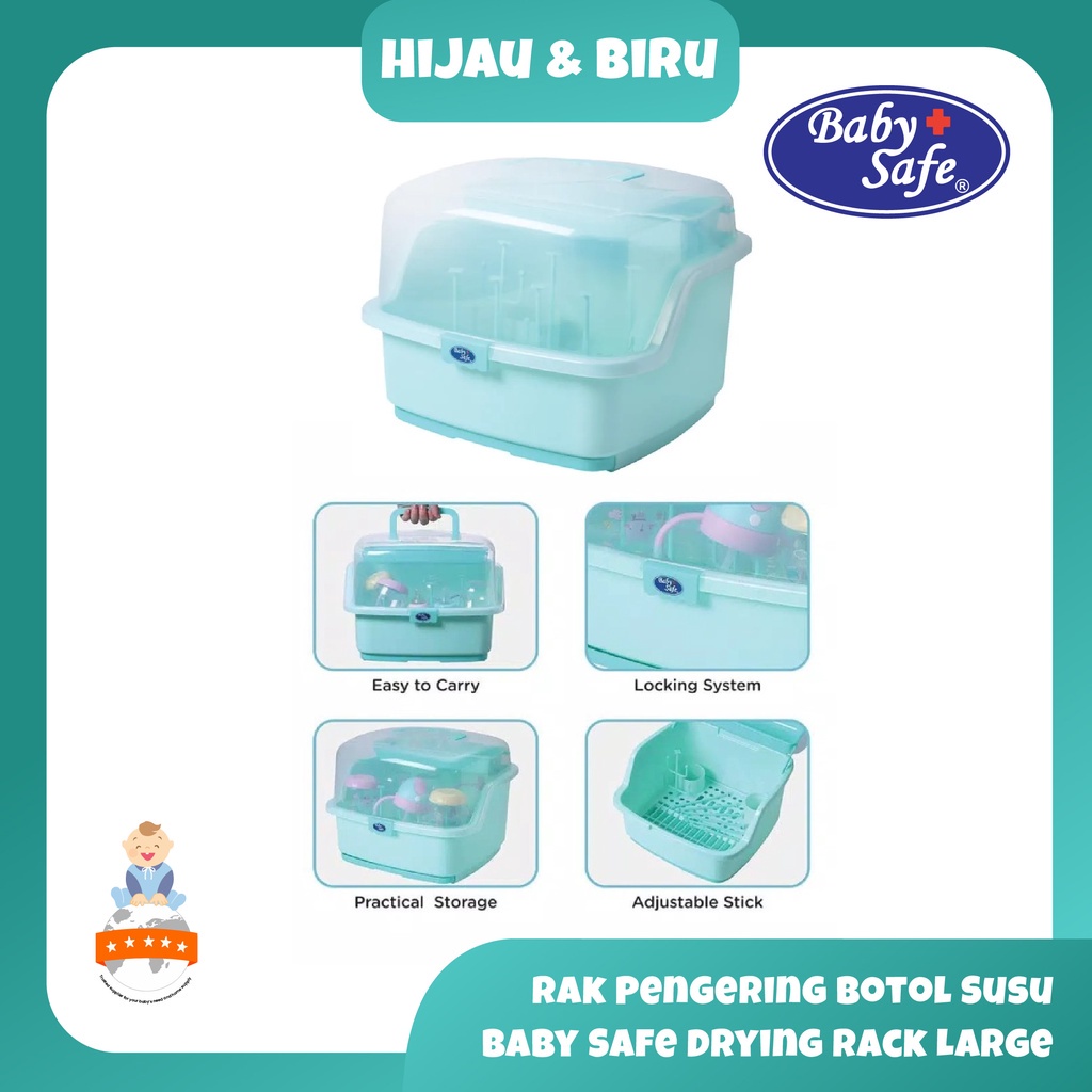 Rak Pengering Botol Susu Baby Safe Drying Rack Large Space