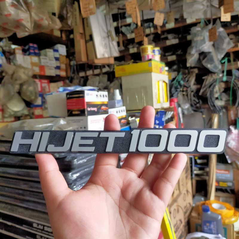 Emblem tulisan HIJET 1000