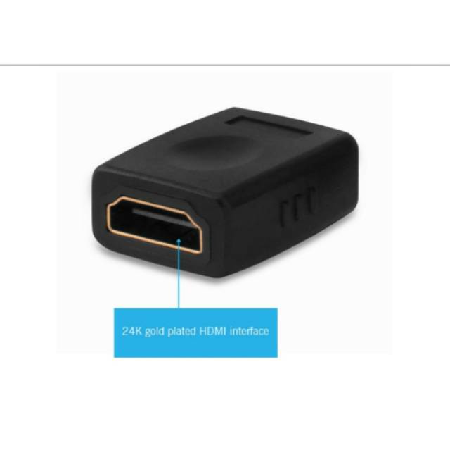 [COD] VENTION H380HDFF CONECTOR KONEKTOR ADAPTER SAMBUNGAN KABEL HDMI FEMALE TO HDMI FEMALE HDMI F-F VENTION ORIGINAL