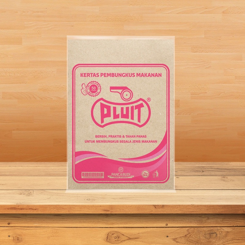 Kertas Nasi Pluit Pink Isi 50 Lembar