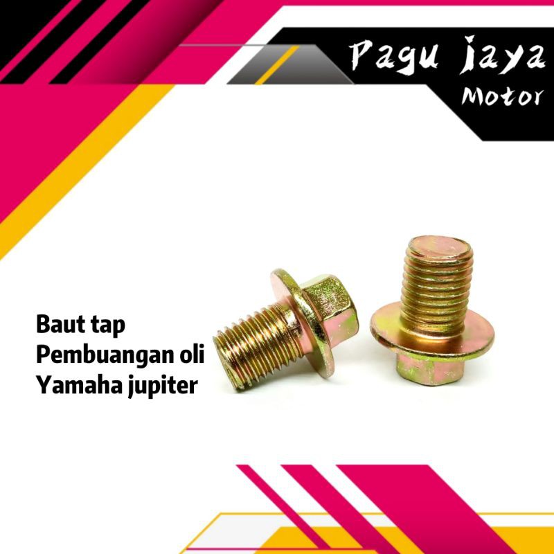 baut baud tap pembuangan oli yamaha jupiter vega cripton