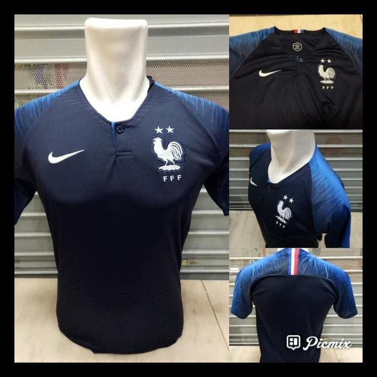 H3RV JERSEY BOLA PRANCIS FRANCE HOME WORLD CUP 2018 GRADE ORI W2Q1