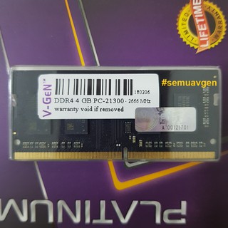 SODIMM DDR4 4GB PC-21300 / 2666 Mhz RAM Laptop / Notebook