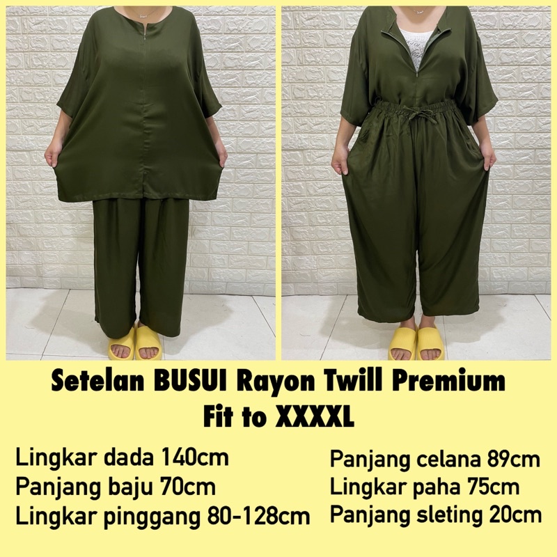 SETELAN CELANA PANJANG RAYON TWILL PREMIUM FIT TO 4XL BIG SIZE REAL PICT|BUSUI