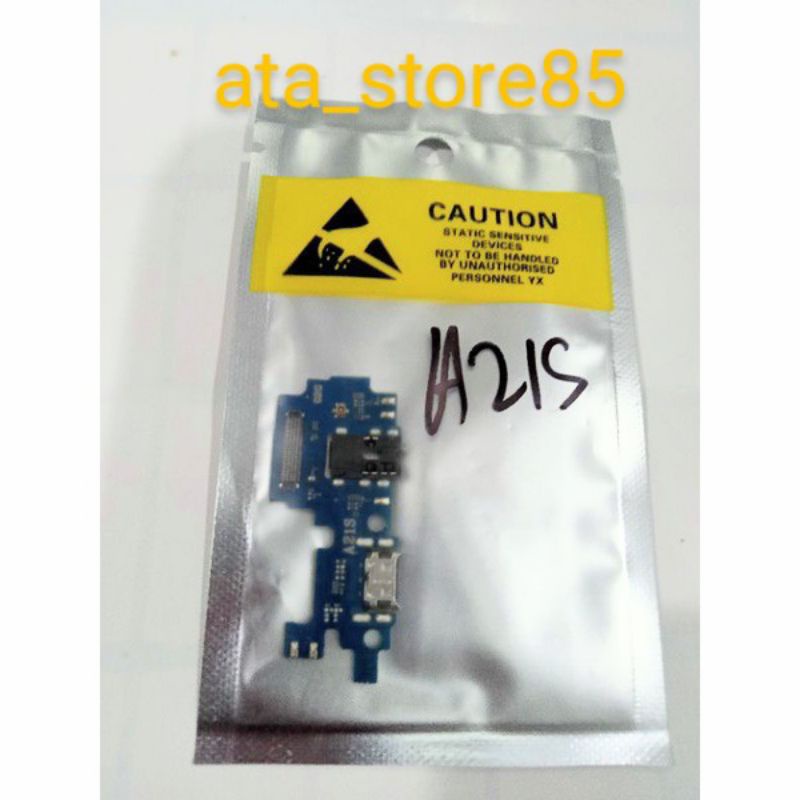 Papan Charger Samsung A21s PCB UI+Mic Connector Charger Board Konektor Cas Flexible Flexibel Carger Original