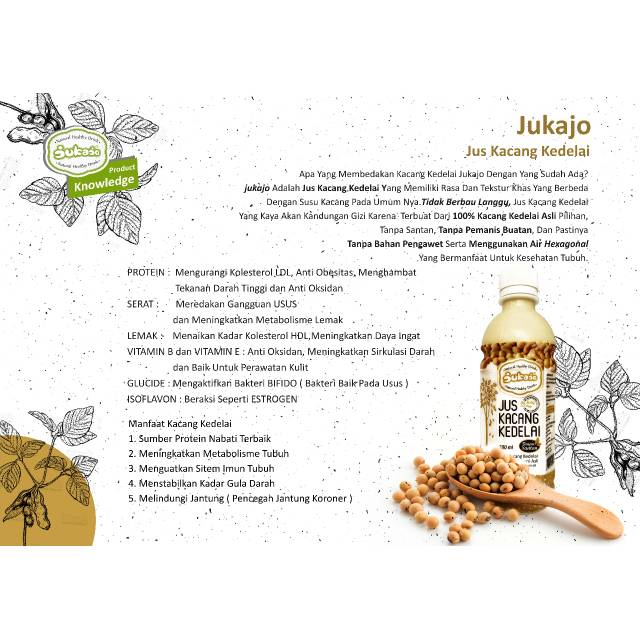 

Jukajo kacang kedelai, beli 10 gratis 1 botol 220ml