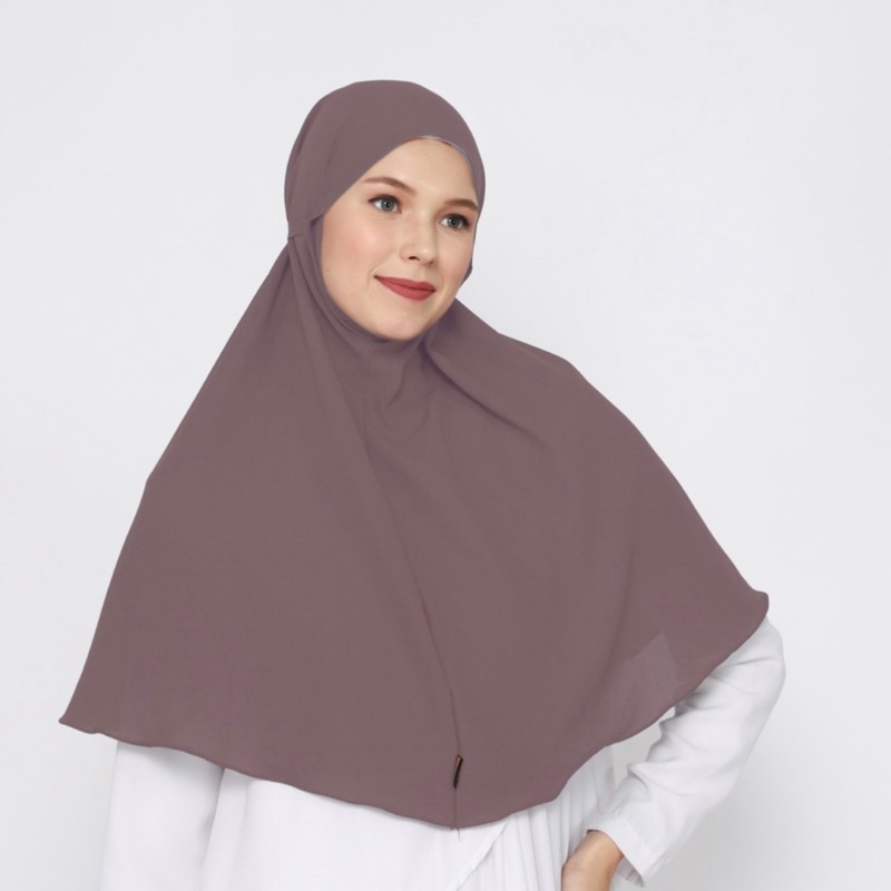 Bergo Maryam polos khimar Instan Kerudung tali Jilbab Diamond Bergo Maryam