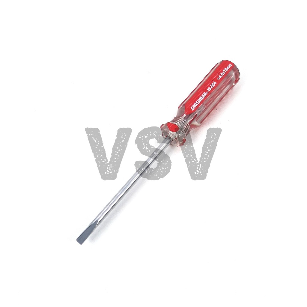 GESTAR Mechanical screwdriver (-)4x75mm Obeng crystal Obeng minus