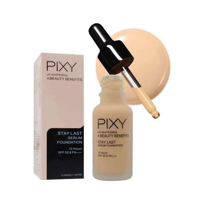 Pixy UV Whitening Stay Last Serum Foundation 17ml