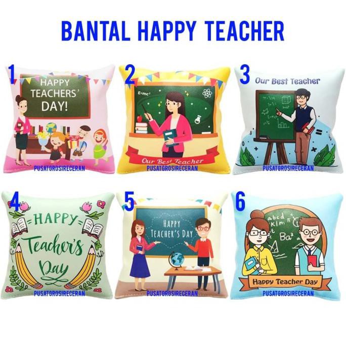 

Jual Bantal Hari Guru Happy Teacher Day Souvenir Kado Kenang Kenangan Guru Kwalitas Terbaik