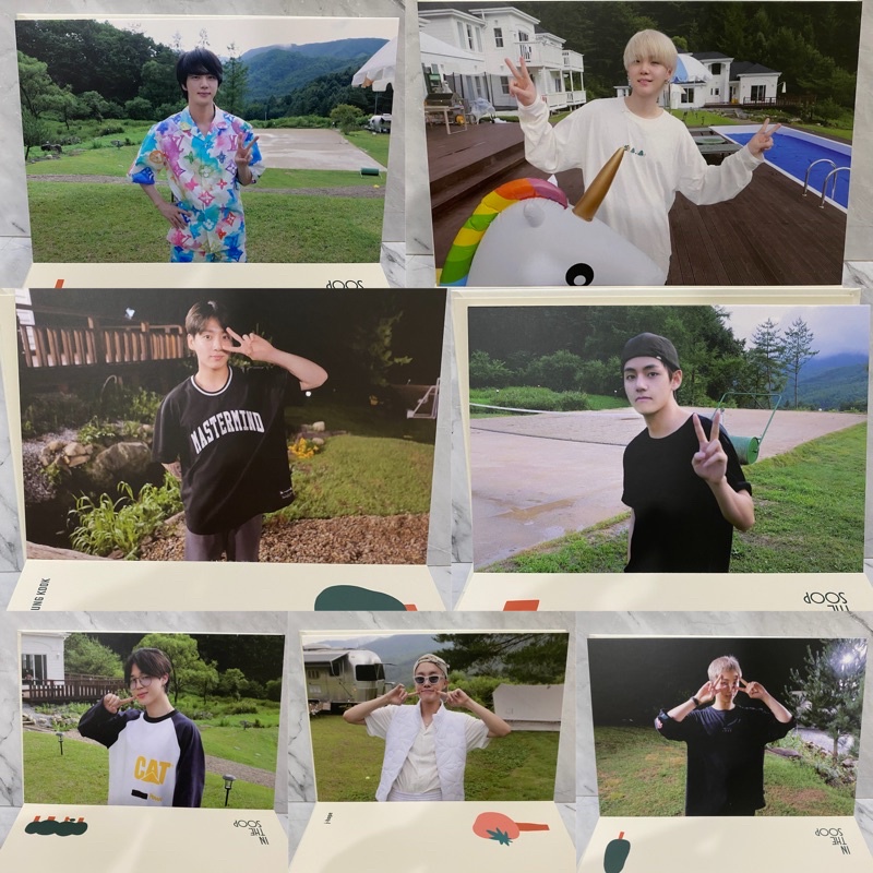 Ready Sharing bts in the soop 2 its 2 postcard book  rm jin suga jhope jimin v jk taehyung jungkook 