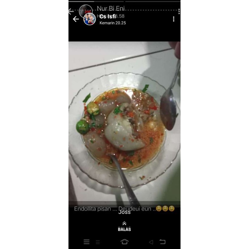 

CILOK GRANAT CINCANG BASO ACI CINCANG