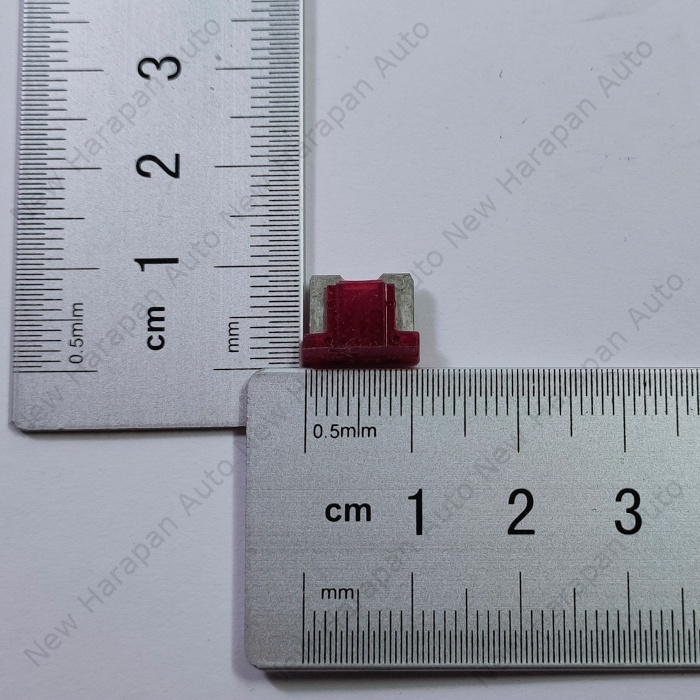 Sekring Mikro 10A LF Littelfuse Merah Red Sekering Tancap Tusuk Fuse Mobil Innova-Vios-Altis-Camry