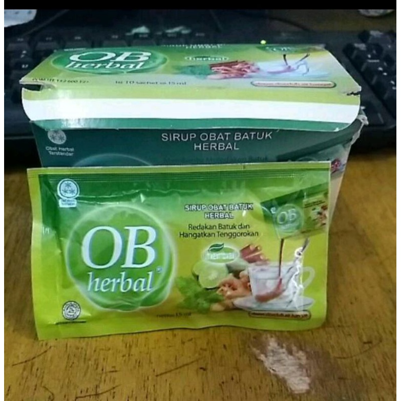 

OB HERBAL SIRUP OBAT BATUK 1 SCAHET