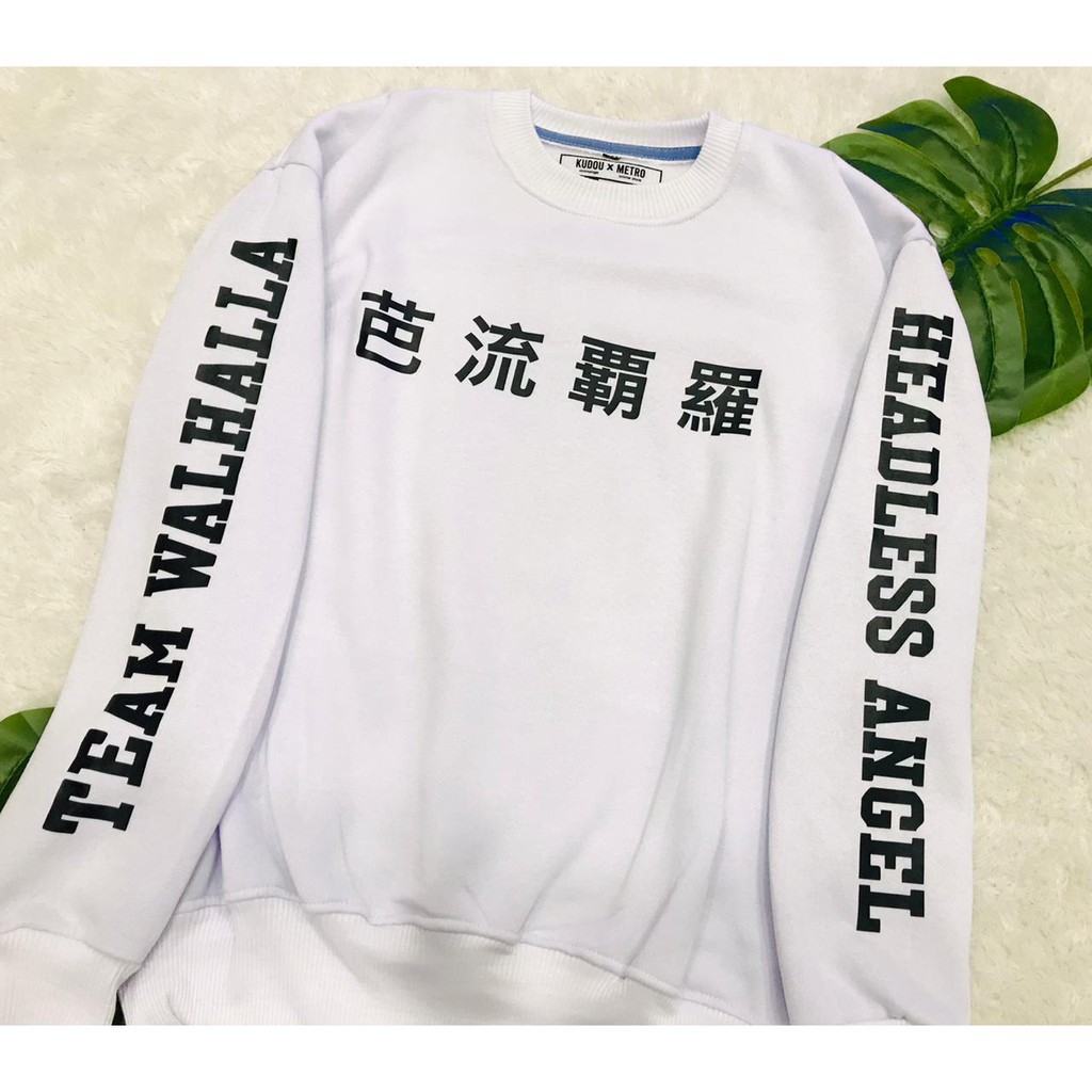 Crewneck Team Valhalla Tokyo Manji Anime Tokyo Revengers Manga Premium Unisex