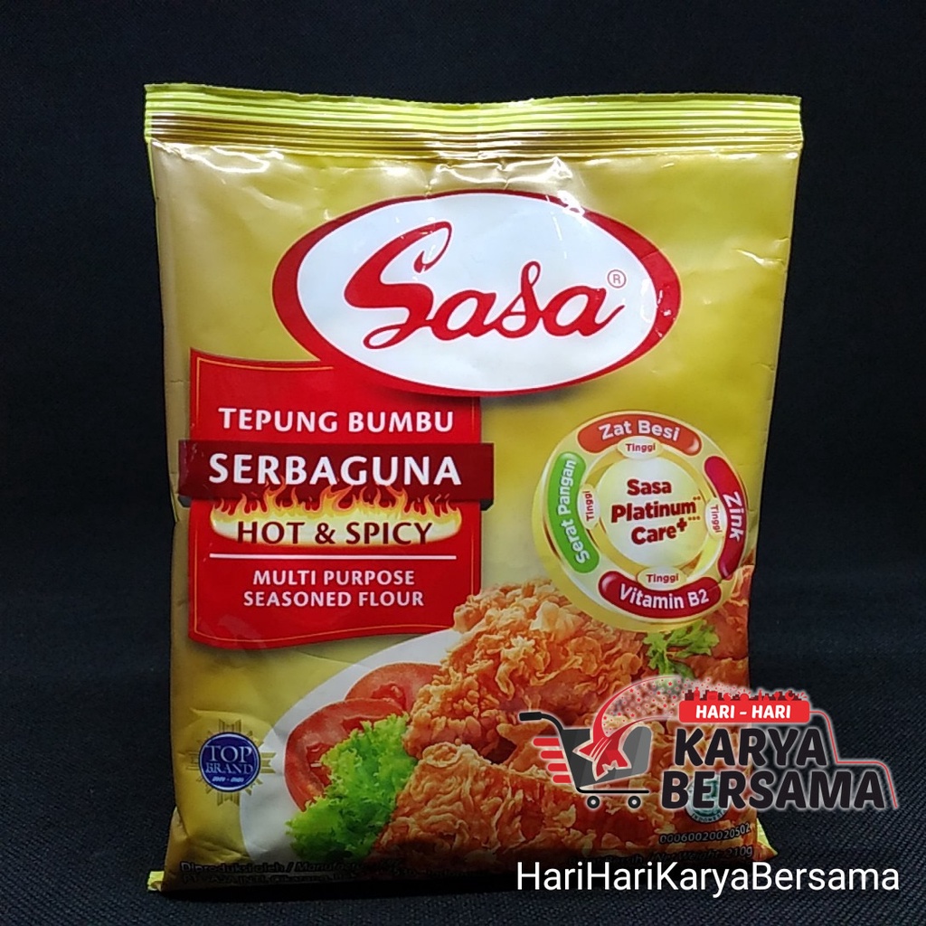 

SASA TEPUNG BUMBU SERBAGUNA HOT & SPICY 210GR