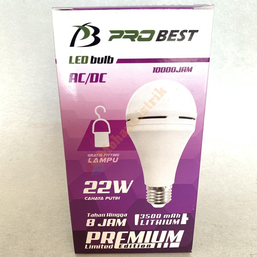 BOHLAM EMERGENCY PROBEST 22W 22WATT BOHLAM AJAIB MAGIC AC/DC MURAH