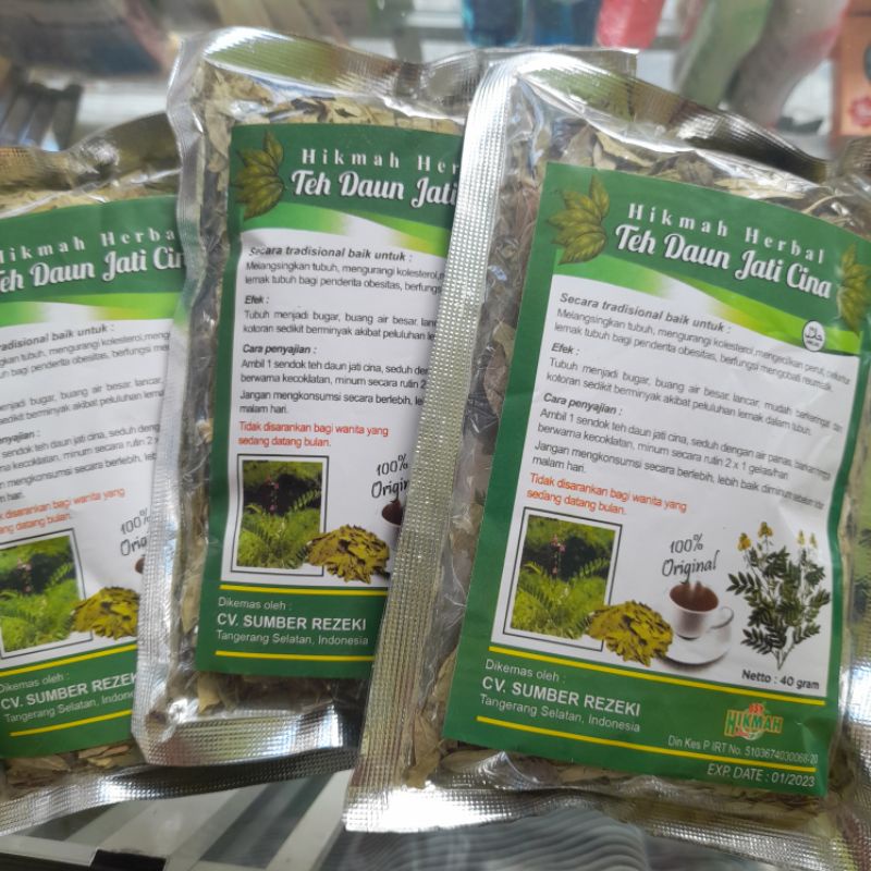 

Teh daun jati cina 40gram