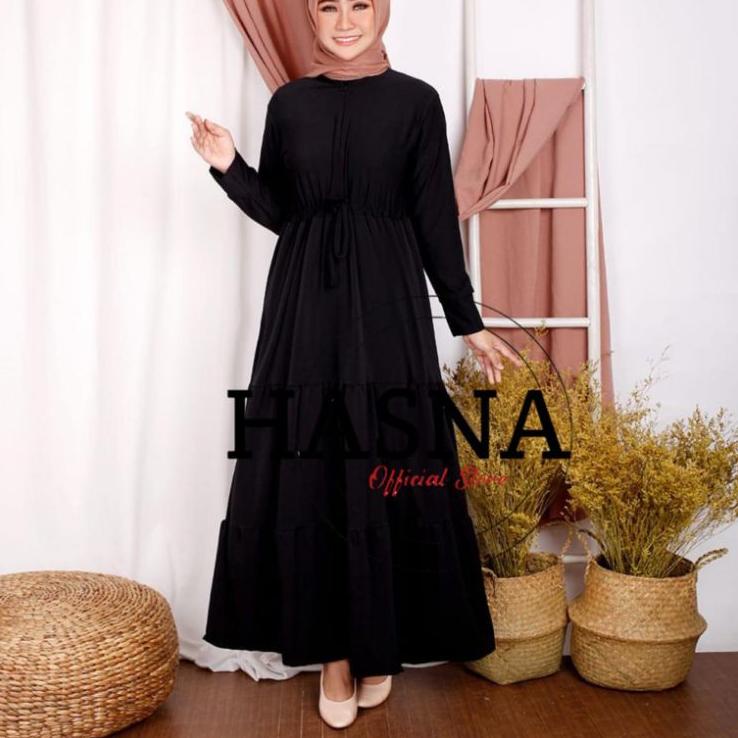 hwge267 Baju Gamis syari TERBARU busui Cantik untuk Kondangan ibu - ibu / orang tua bahan jersey sup
