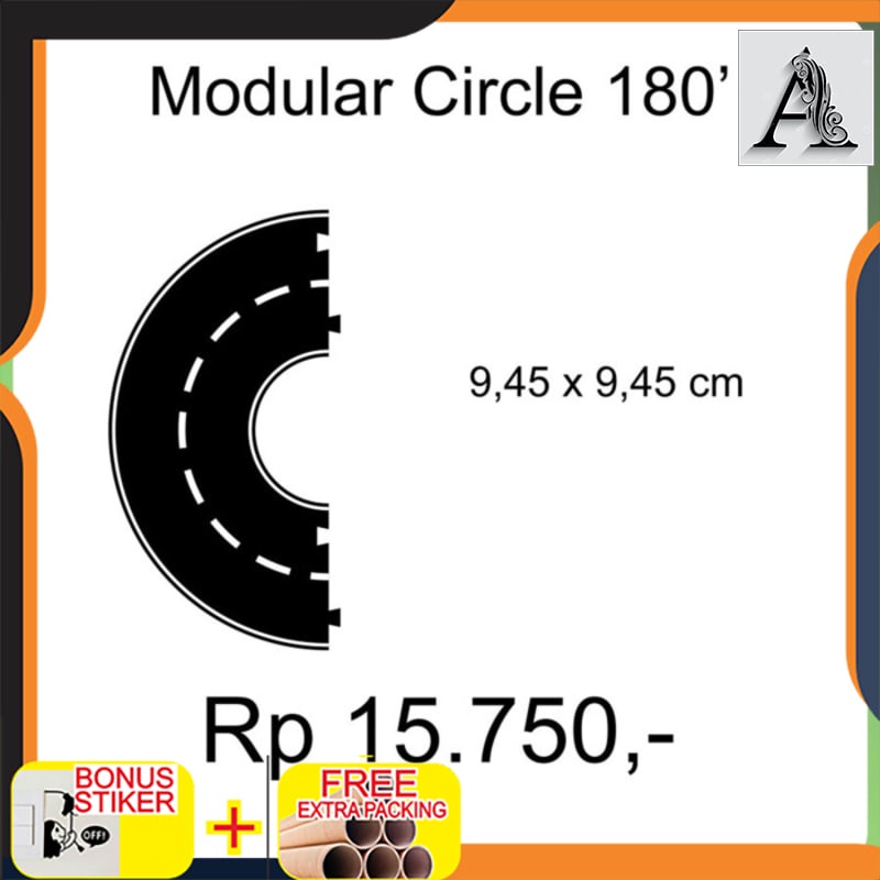 

Grosir Track Roads Car Diecast Diorama Circle 180'