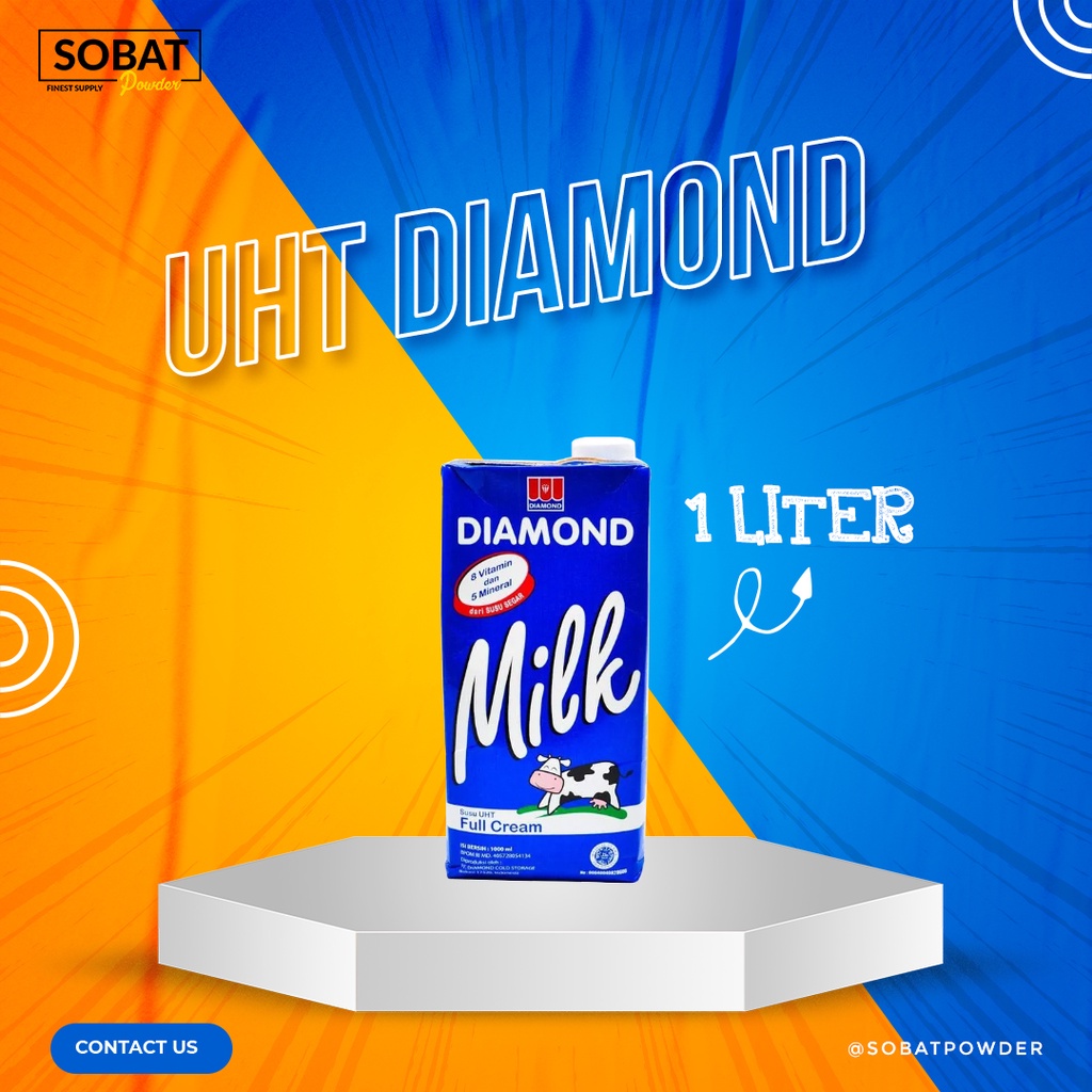 

Susu Diamond UHT Full Cream Milk 1 karton 12 pcs x 1L