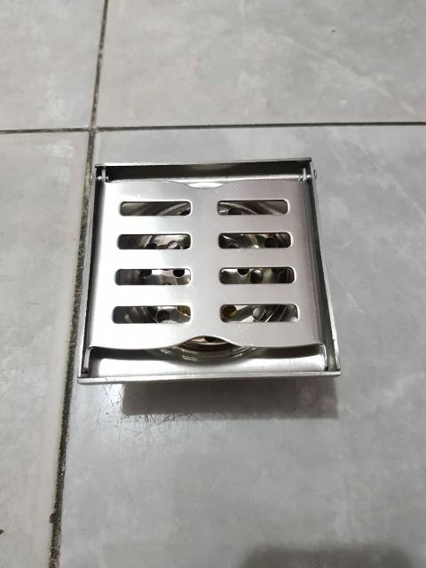 Floor drain / saringan got stainless tebal anti bau dan kecoa