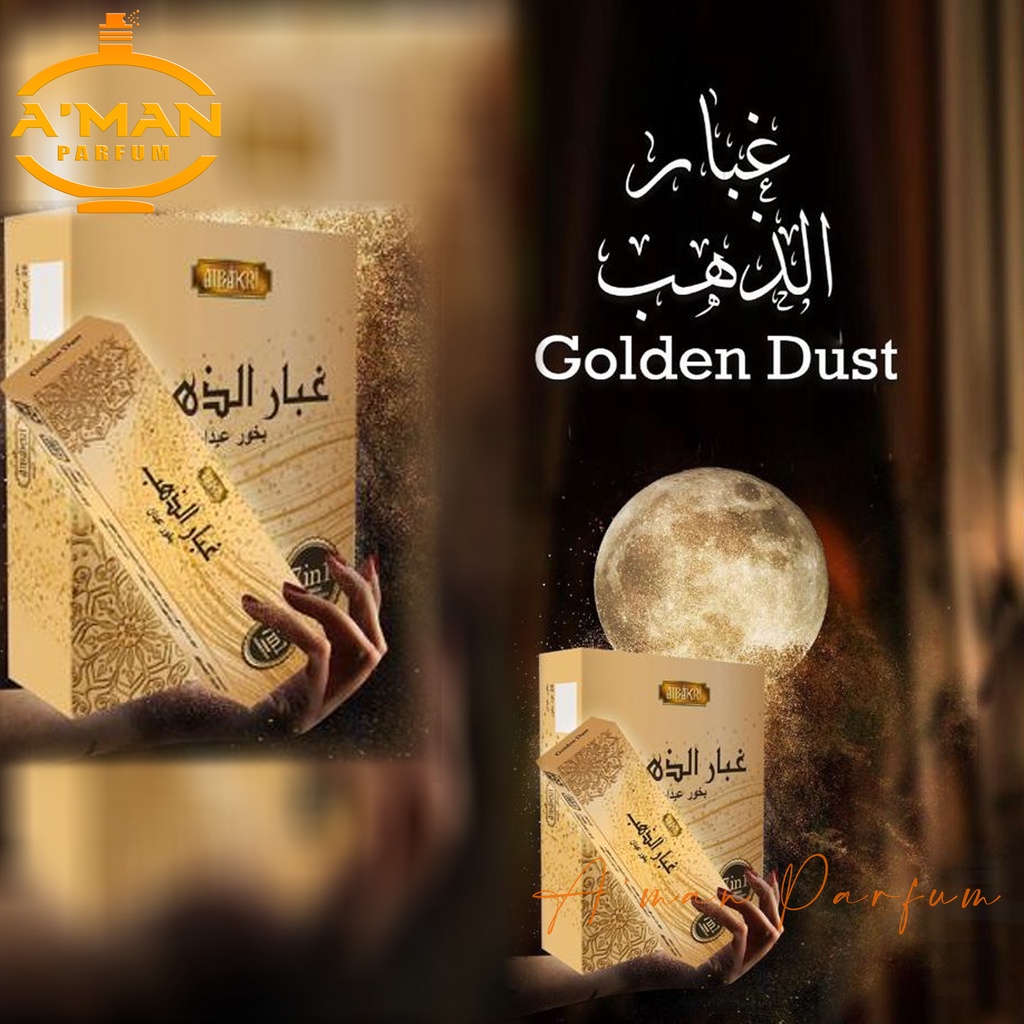 BUKHUR DUPA LIDI WANGI GOLDEN DUST 28 STICK BUHUR KHAS ARAB