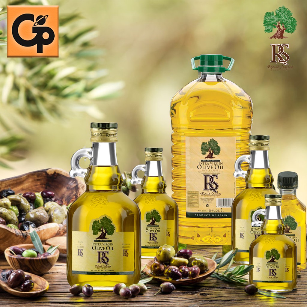 

Minyak Zaitun Rafael Salgado Ukuran Mini | Extra Virgin Olive Oil | Minyak Goreng Masak