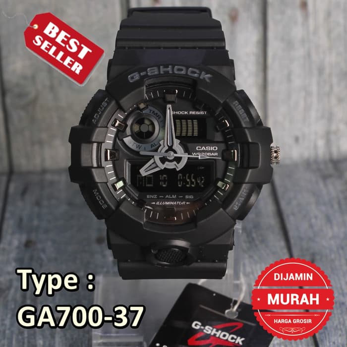 JAM TANGAN PRIA G-SHOCK CASIO GA 700 POLOS / JAM ANTI AIR