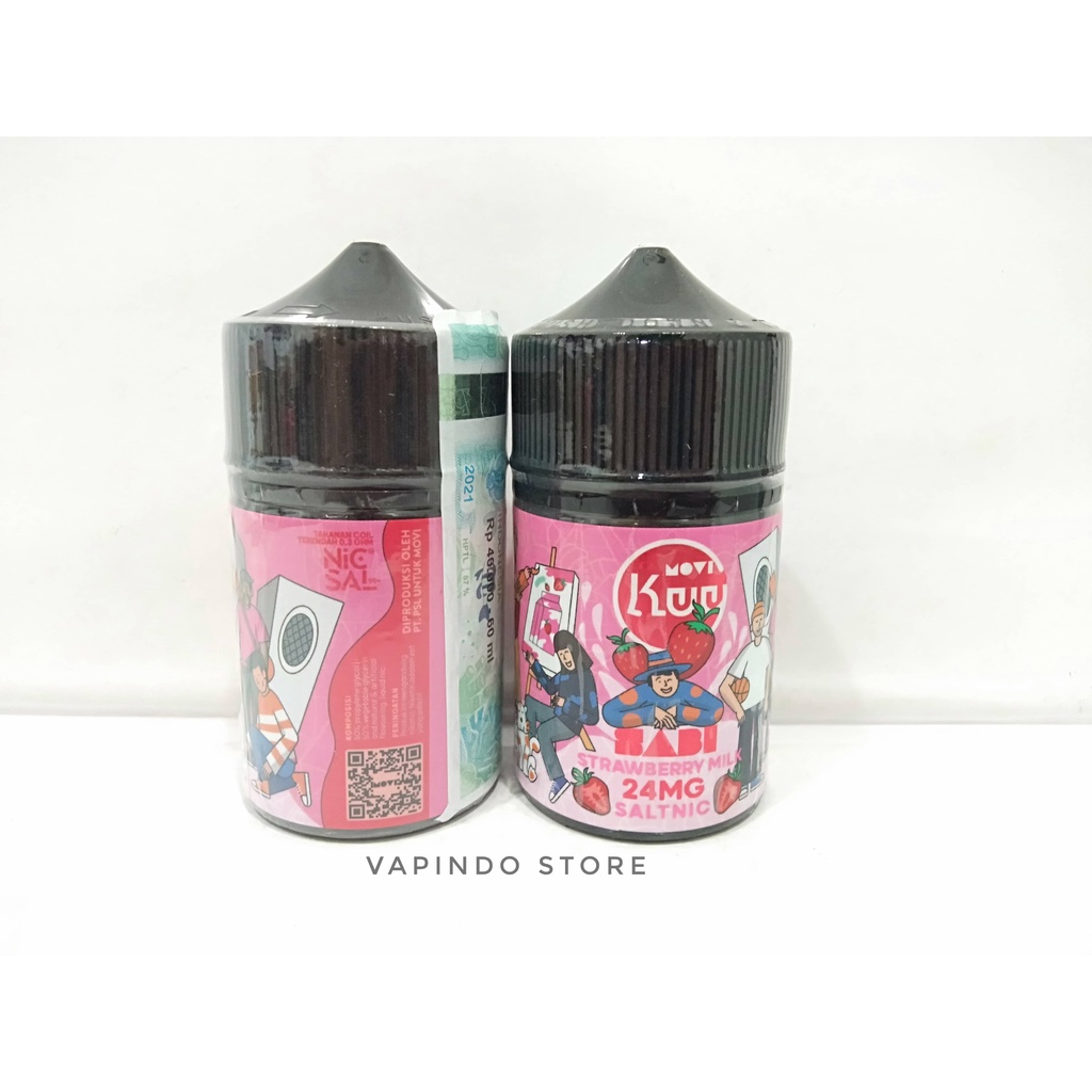 NIC 24MG KUY SABI STRAWBERRY MILK SALT SALTNIC BY MOVI