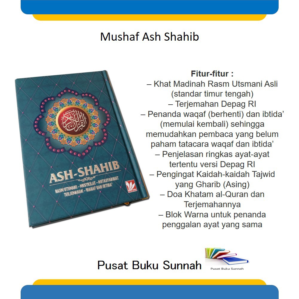 Terlaris Al Quran Terjemah Ash Shahib Hc A5 Hilal Media