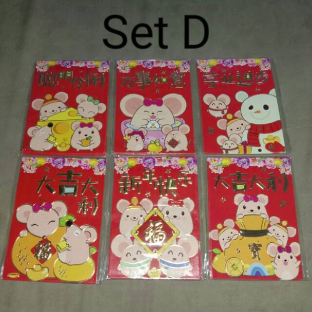 

Angpao Imlek Tikus Mix Lucu Amplop Sincia Hongpao