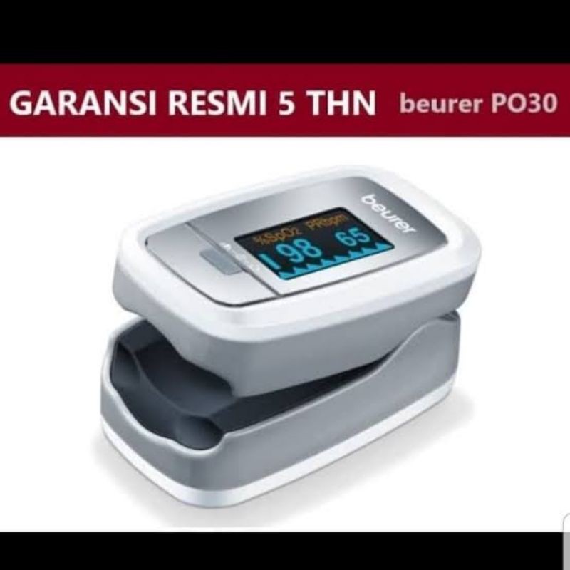 Fingertip Pulse oximeter Beurer PO 30 / Saturasi oksigen Beurer / alat ukur kadar oksigen oxymeter