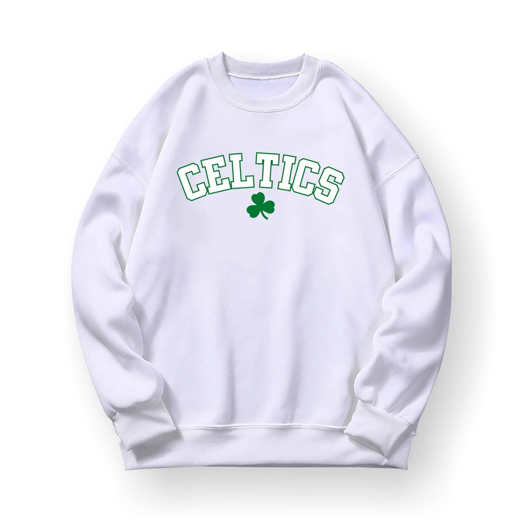 CELTICS Sweater Crewneck II CELTICS Basic Sweater II Sweatshirt Sz M - XL ( Pria &amp; Wanita / Anak &amp; Dewasa )