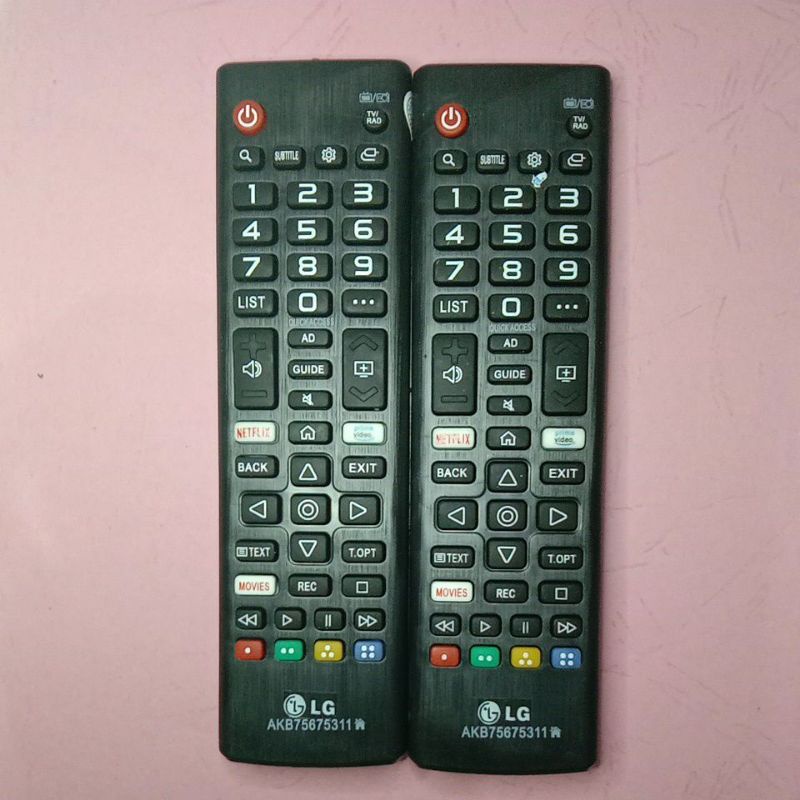 REMOTE TV LG LCD/LED NETFLIX PRIME VIDEO AKB75675311