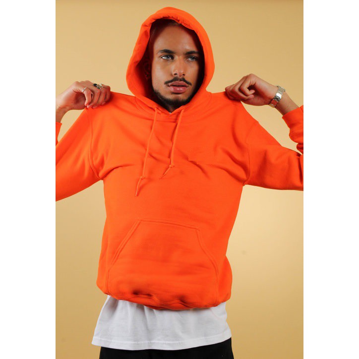 jaket hoodie jumper polos orange S M L XL XXL XXXL XXXXL jaket pria jaket wanita grosir BIG SIZE