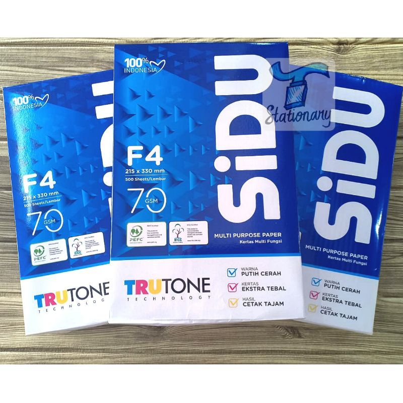 Jual Kertas HVS SiDu F4 70gr | Shopee Indonesia