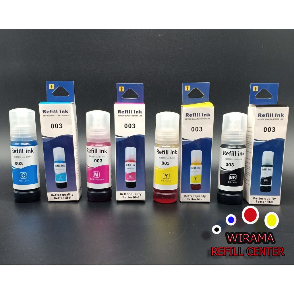 Tinta Epson 003 L3110 L3150 L1110 L3101 L5190 Shopee 